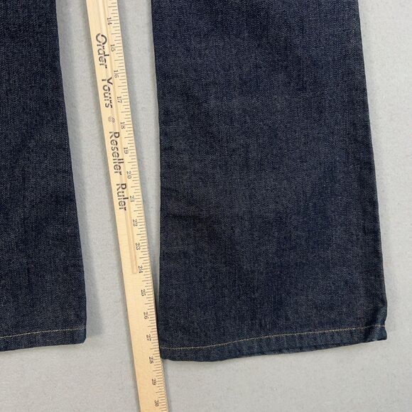 Vintage Ralph Lauren Jeans WOMENS 12x29 Denim Flare Low Rise Knee Seam Cowgirl - Picture 13 of 14